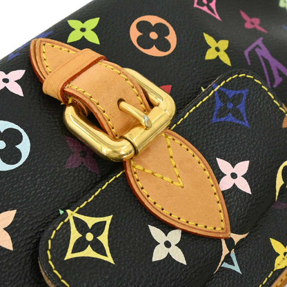 Louis Vuitton 2006 Black Monogram Multicolor Eliza Handbag M40099