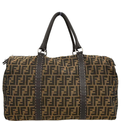Fendi Brown Zucca Duffle Bag