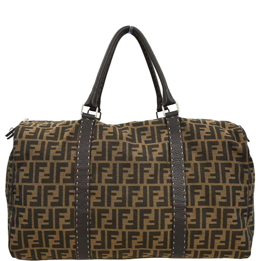 Fendi Brown Zucca Duffle Bag