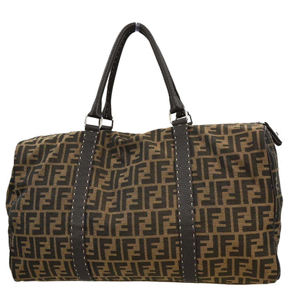 Fendi Brown Zucca Duffle Bag