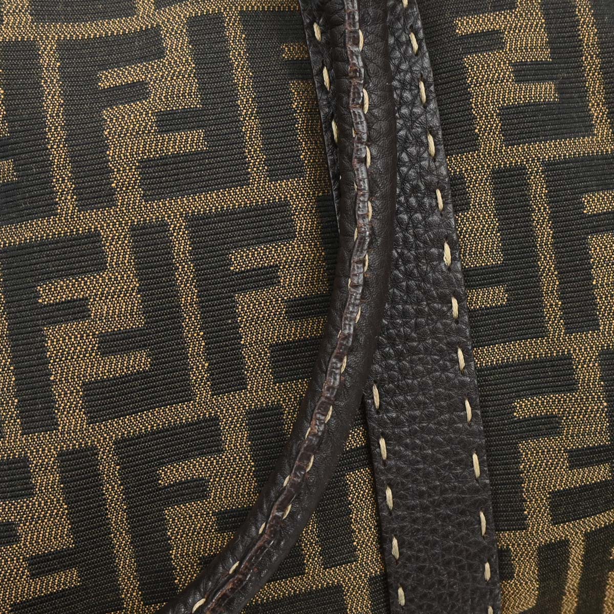 Fendi Brown Zucca Duffle Bag