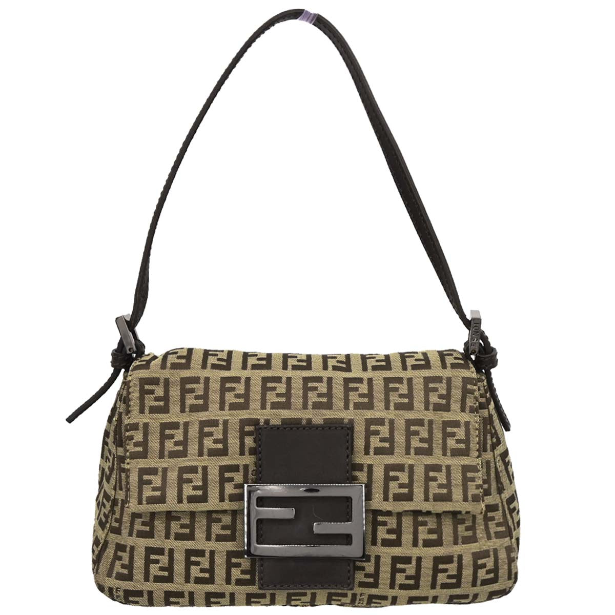 Fendi Brown Zucchino Handbag