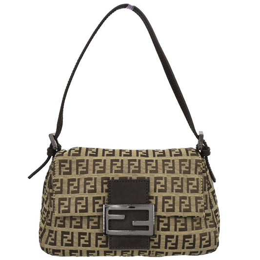 Fendi Brown Zucchino Handbag