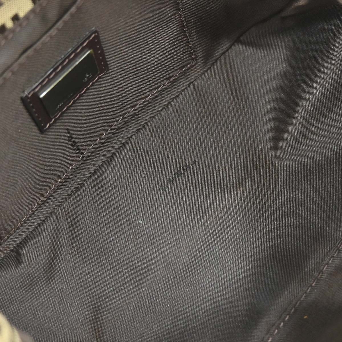 Fendi Brown Zucchino Handbag