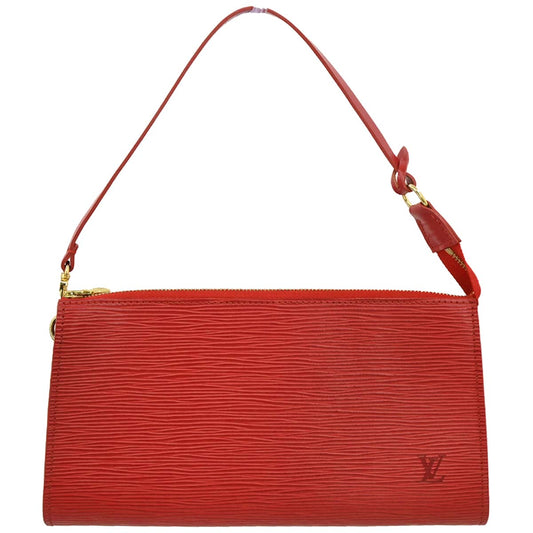 Louis Vuitton 2003 Red Epi Pochette Accessoires 24 Handbag M52947