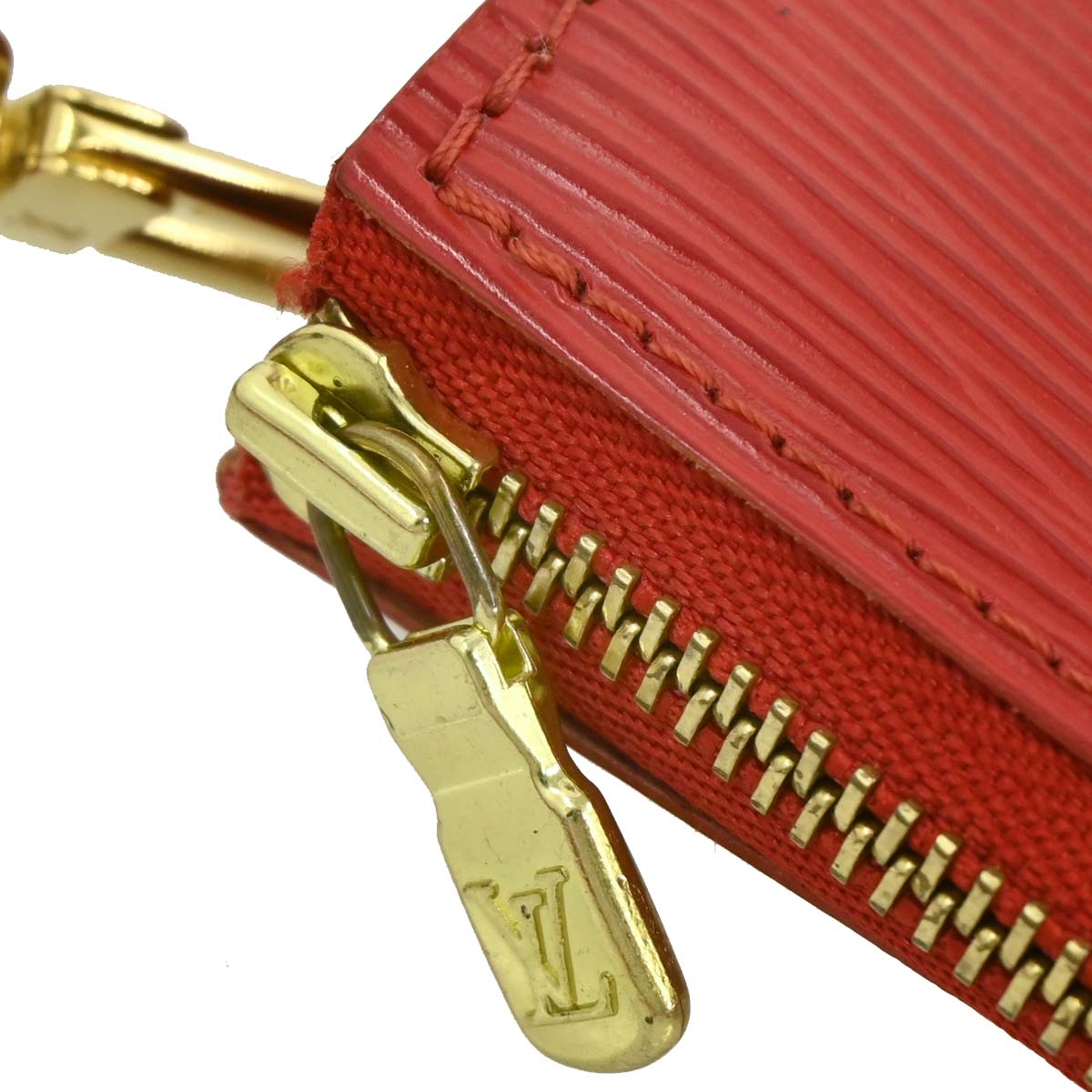 Louis Vuitton 2003 Red Epi Pochette Accessoires 24 Handbag M52947