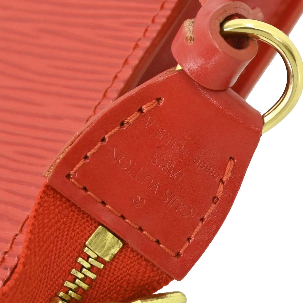 Louis Vuitton 2003 Red Epi Pochette Accessoires 24 Handbag M52947