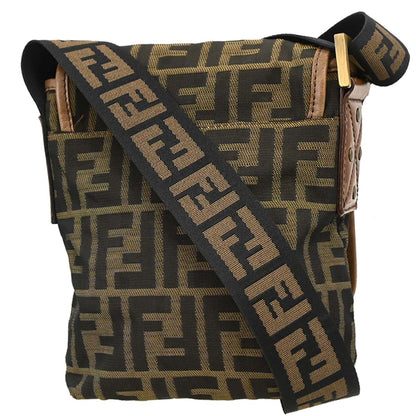 Fendi Brown Zucca Crossbody Bag