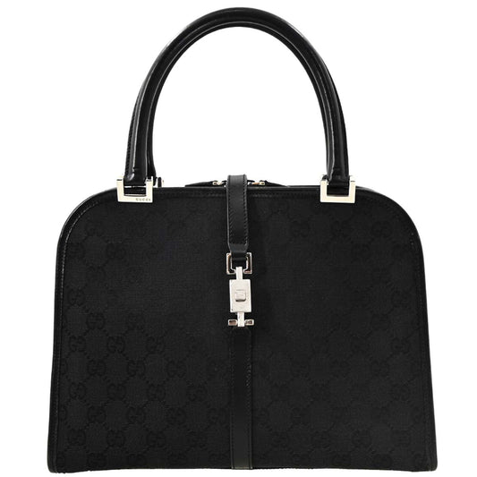 Gucci Black GG Jackie Handbag