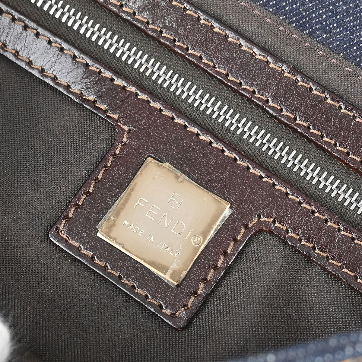 Fendi Navy Denim Handbag