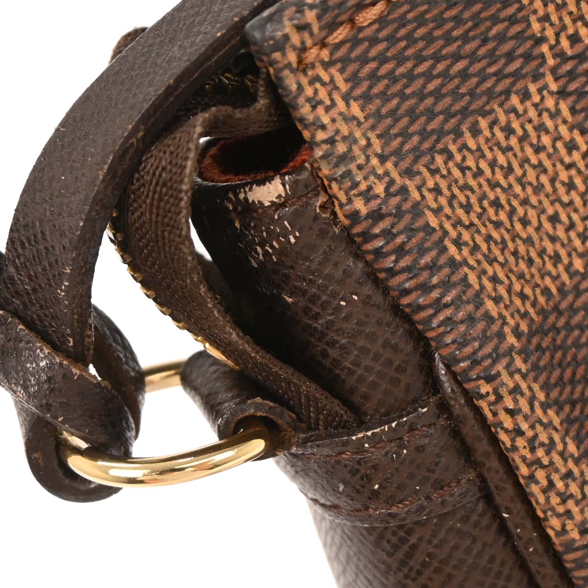 Louis Vuitton 1998 Damier Trousse Makeup Handbag N51982