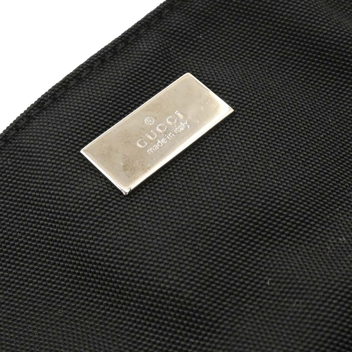 Gucci Black Nylon Tote Handbag