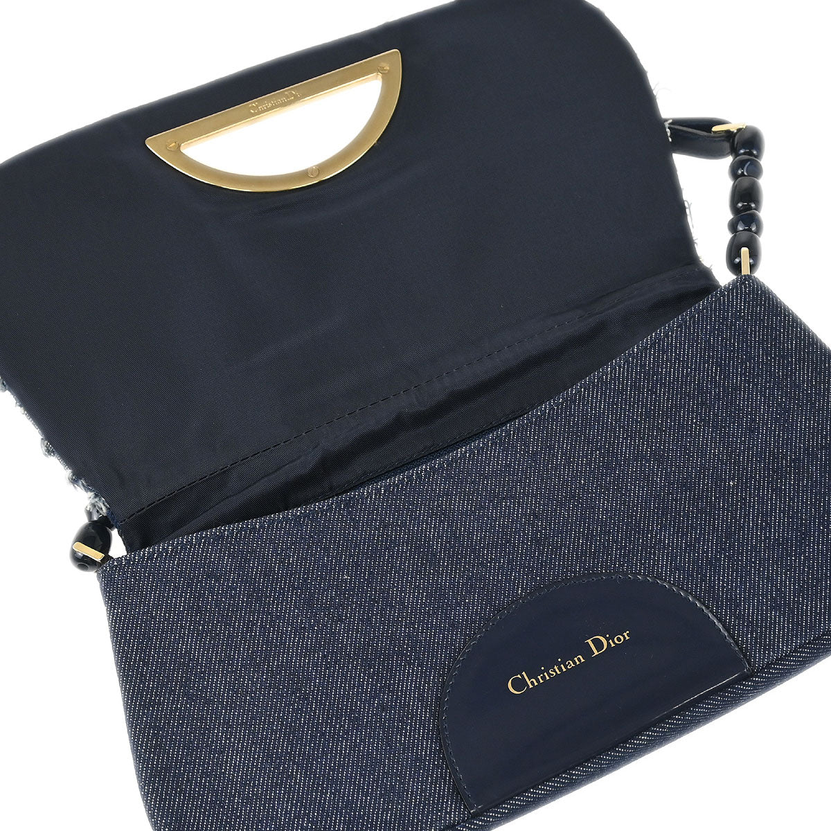 Christian Dior Indigo Denim Malice Handbag