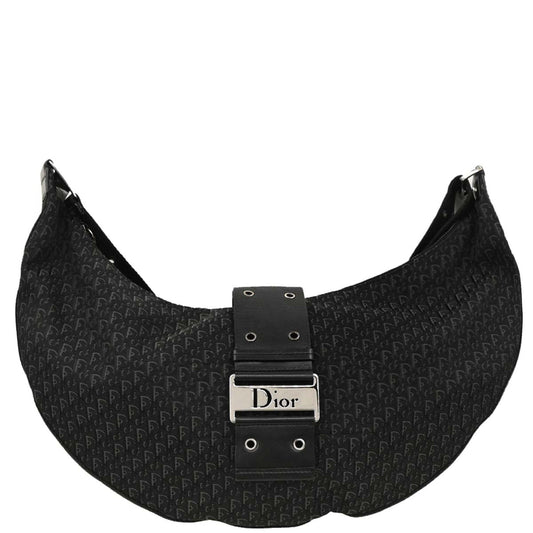 Christian Dior Black Trotter Street Chic Shoulder Bag
