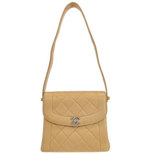 Chanel 1997-1999 Beige Lambskin Handbag