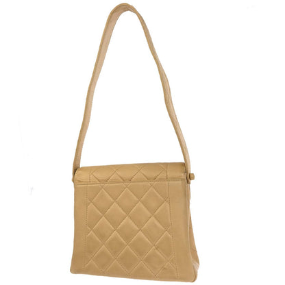 Chanel 1997-1999 Beige Lambskin Handbag