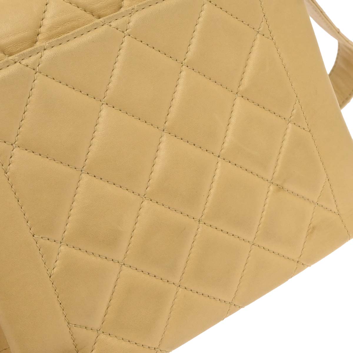 Chanel 1997-1999 Beige Lambskin Handbag