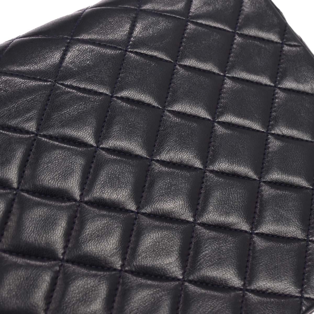 Chanel 1986-1988 Navy Lambskin Shoulder Bag