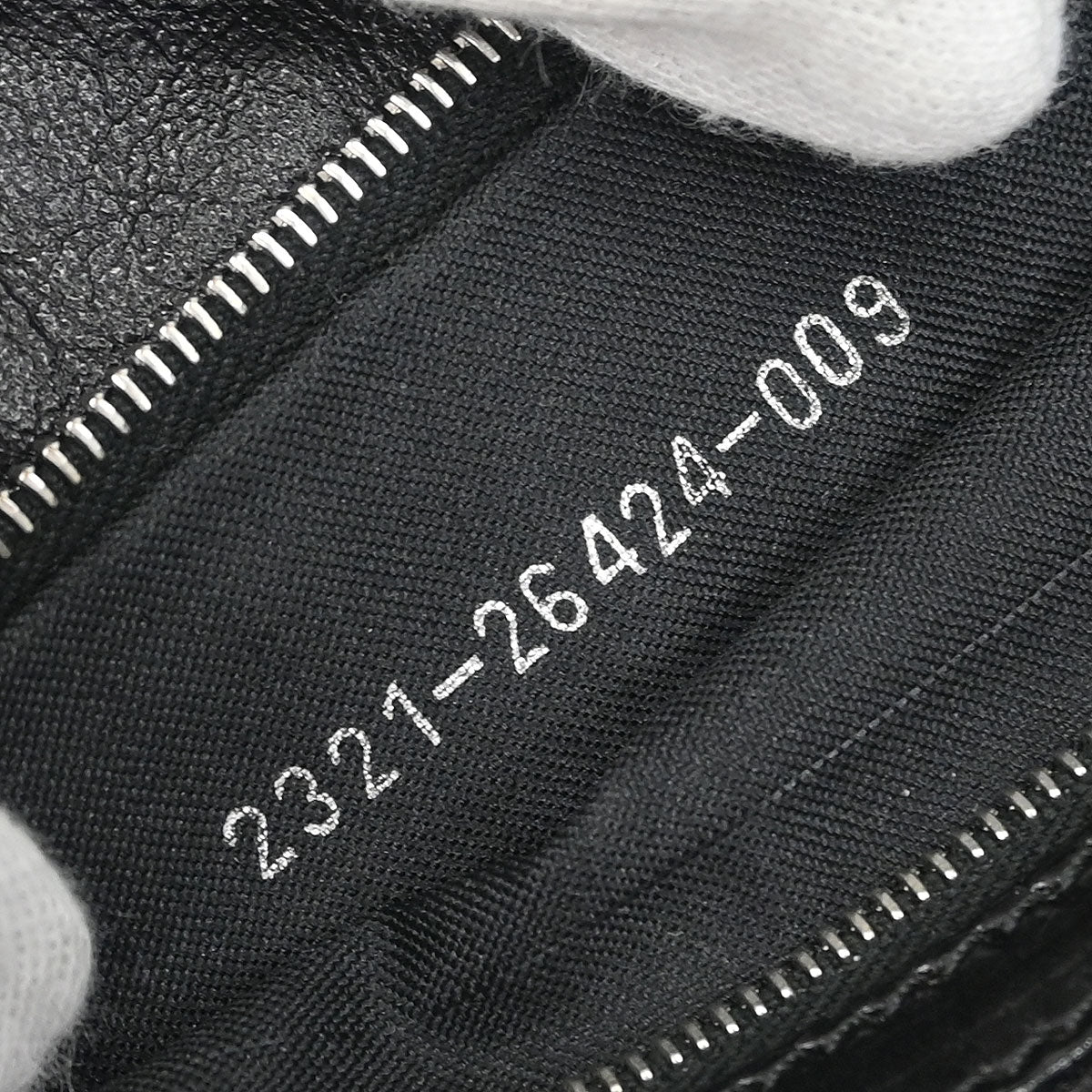 Fendi Gray Wool Zucca Baguette Handbag