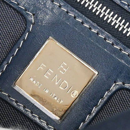 Fendi Navy Canvas Handbag
