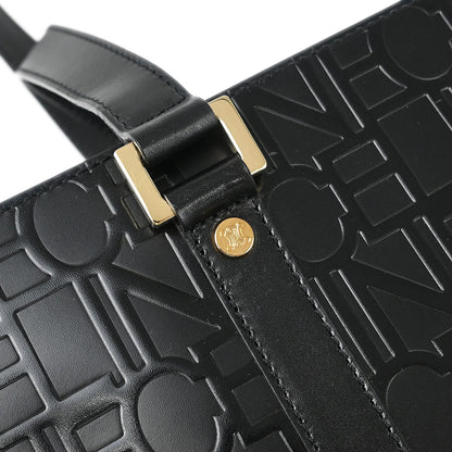 Celine Black Leather Tote Handbag