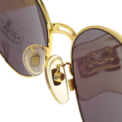 Fendi Sunglasses Eyewear Brown Gold Small Good