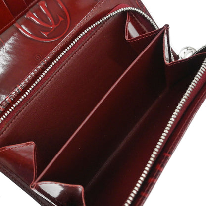 Cartier Wallet Happy Birthday Bordeaux Patent Leather