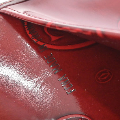 Cartier Wallet Happy Birthday Bordeaux Patent Leather