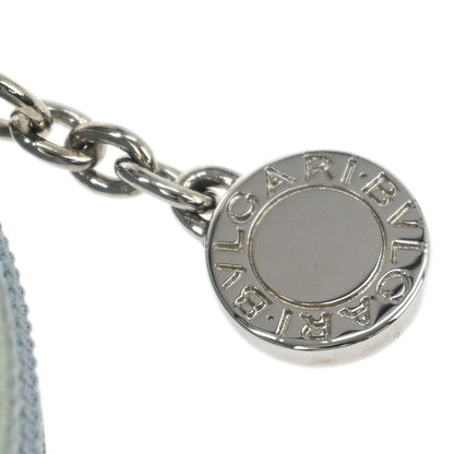 Bvlgari Light Blue Leather Coin Case Wallet