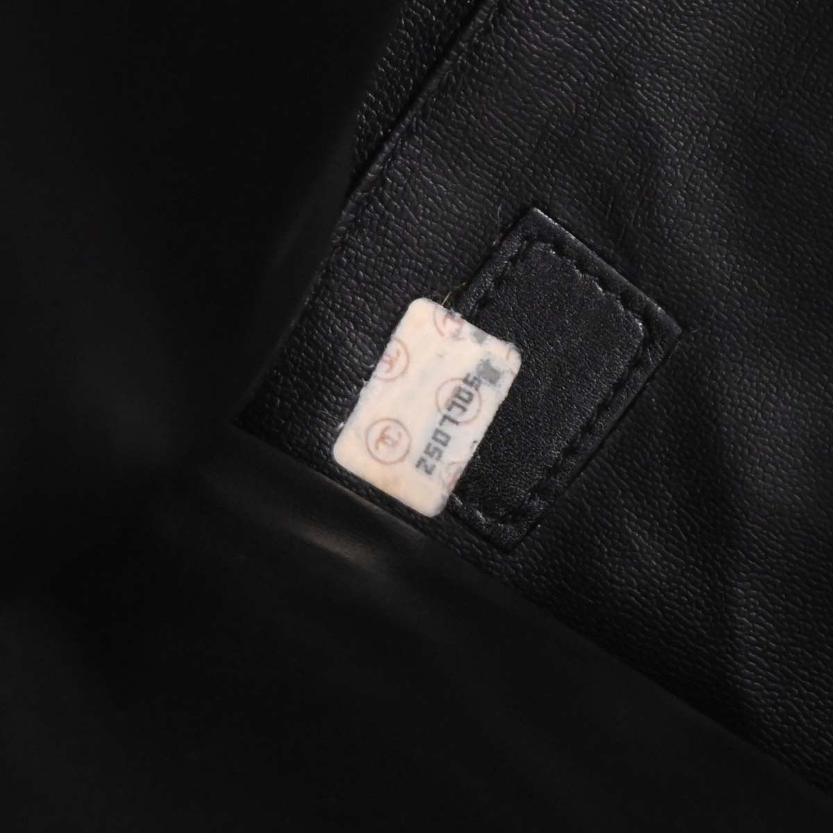 Chanel 1991-1994 Black Lambskin Bicolore Supermodel Shoulder Bag