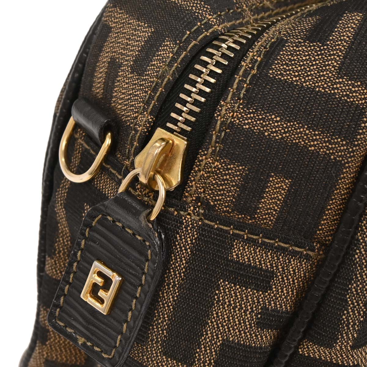 Fendi Brown Zucca 2way Shoulder Handbag