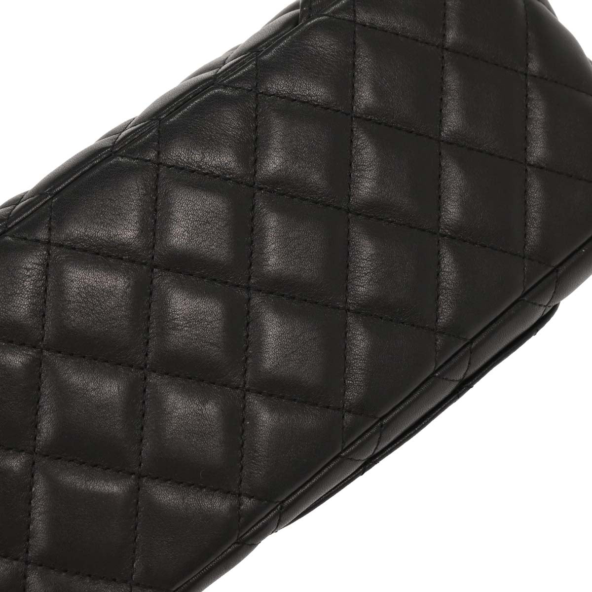 Chanel 2005-2006 Black Calfskin Cambon Ligne Bowling Bag