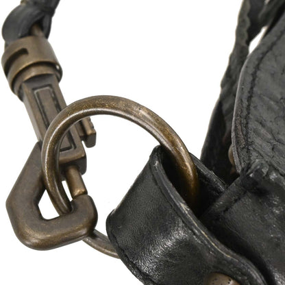 Balenciaga Black Leather The Hip Handbag