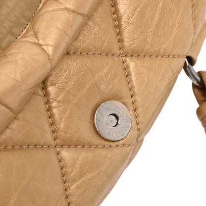 Chanel 2005-2006 Gold Calfskin Ladyblade Handbag