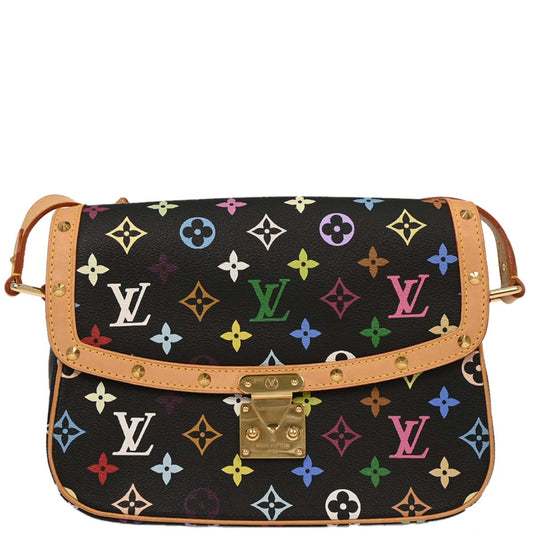 Louis Vuitton Black Multicolor Sologne Shoulder Bag M92639