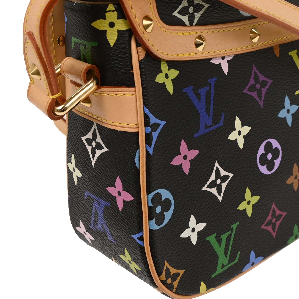 Louis Vuitton Black Multicolor Sologne Shoulder Bag M92639