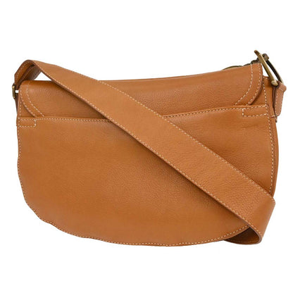 Christian Dior Brown Saddle Shoulder Bag