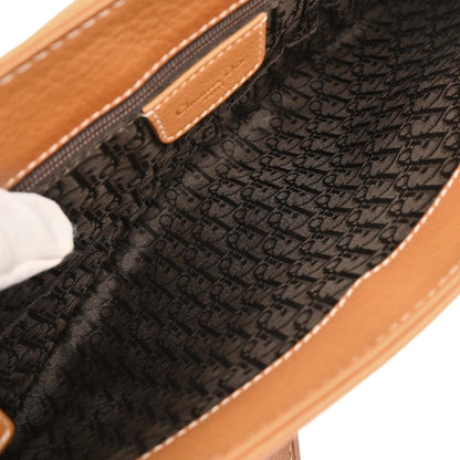 Christian Dior Brown Saddle Shoulder Bag