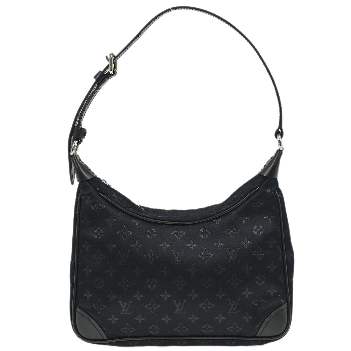 Louis Vuitton Black Monogram Satin Little Boulogne Handbag M92142