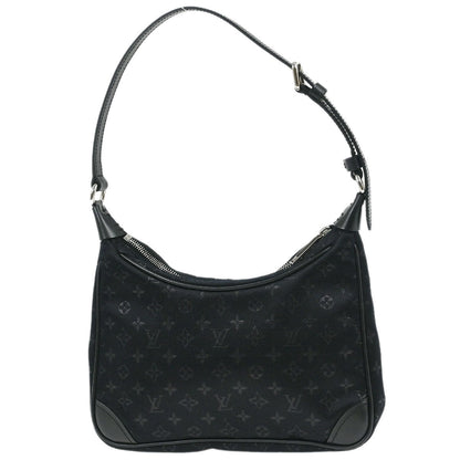 Louis Vuitton Black Monogram Satin Little Boulogne Handbag M92142