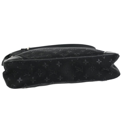 Louis Vuitton Black Monogram Satin Little Boulogne Handbag M92142