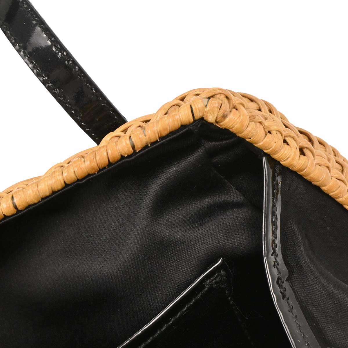 Salvatore Ferragamo Beige Rattan Vara Bow Basket Handbag