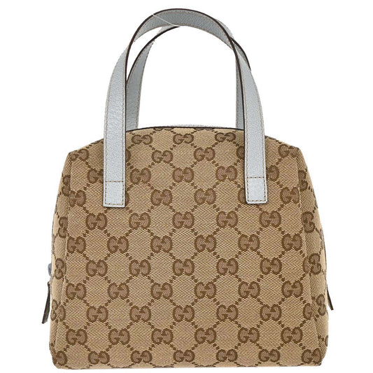 Gucci Beige Blue GG Handbag