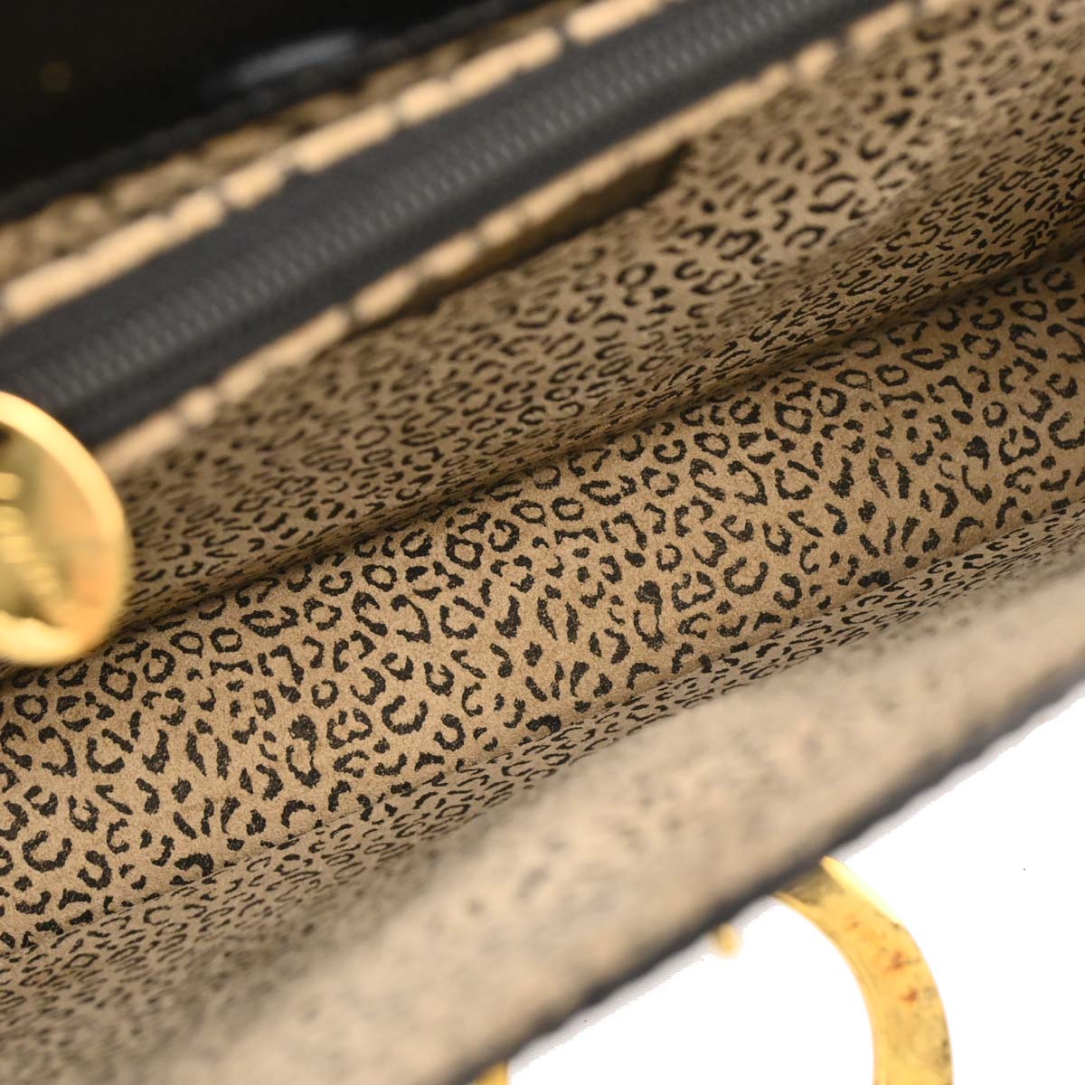 Cartier Black Panthere Shoulder Bag