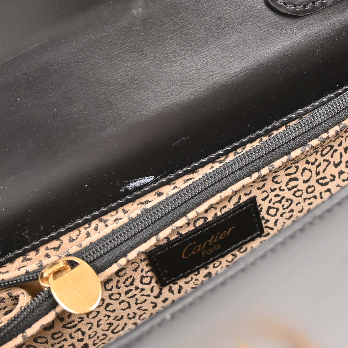 Cartier Black Panthere Shoulder Bag