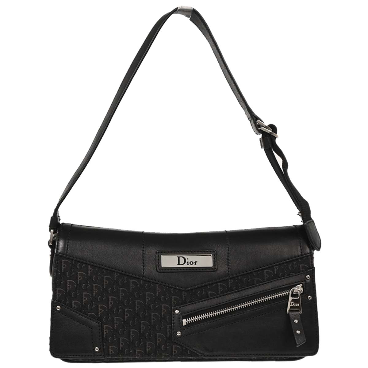 Christian Dior Black Street Chic Trotter Handbag