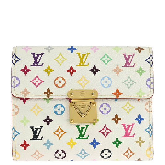 Louis Vuitton White Multicolor Portefeuille Koala Wallet M58014