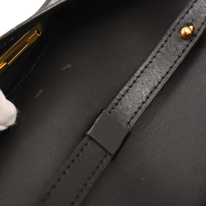 Christian Dior Black PVC Leather Honeycomb 2way Shoulder Handbag