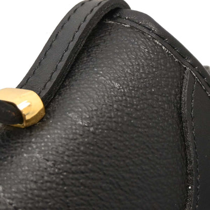 Christian Dior Black PVC Leather Honeycomb 2way Shoulder Handbag