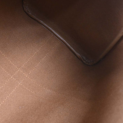 Christian Dior Dark Brown Honeycomb Duffle Handbag